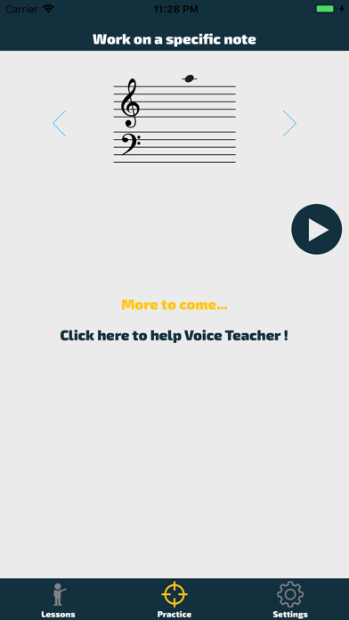 How to cancel & delete Voice Teacher - Sing in tune from iphone & ipad 3