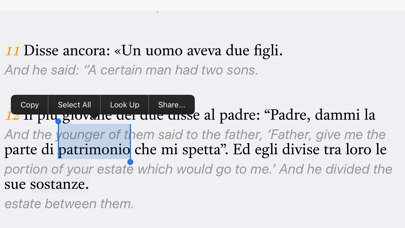 Italian-English Bible screenshot 4