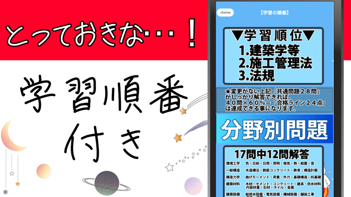2級建築施工管理技士2022年度対策アプリ