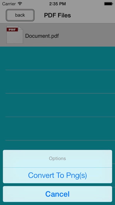 How to cancel & delete PDF To PNG Converter from iphone & ipad 3