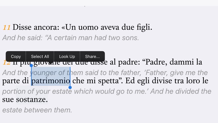 Italian-English Bible screenshot-5