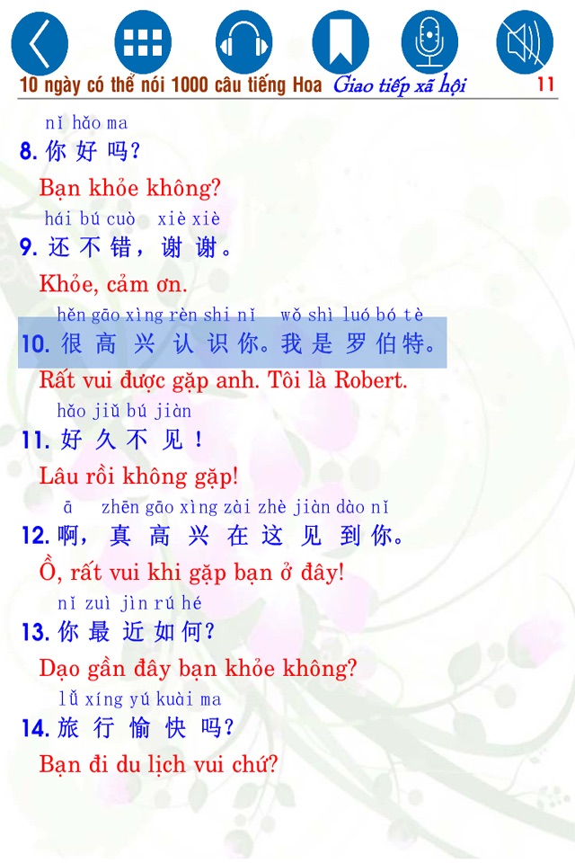 1000 câu tiếng Hoa giao tiếp screenshot 4