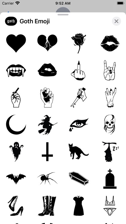 Goth Emoji screenshot-3