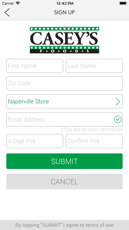 casey s foods by veritra inc casey s foods screenshot 4