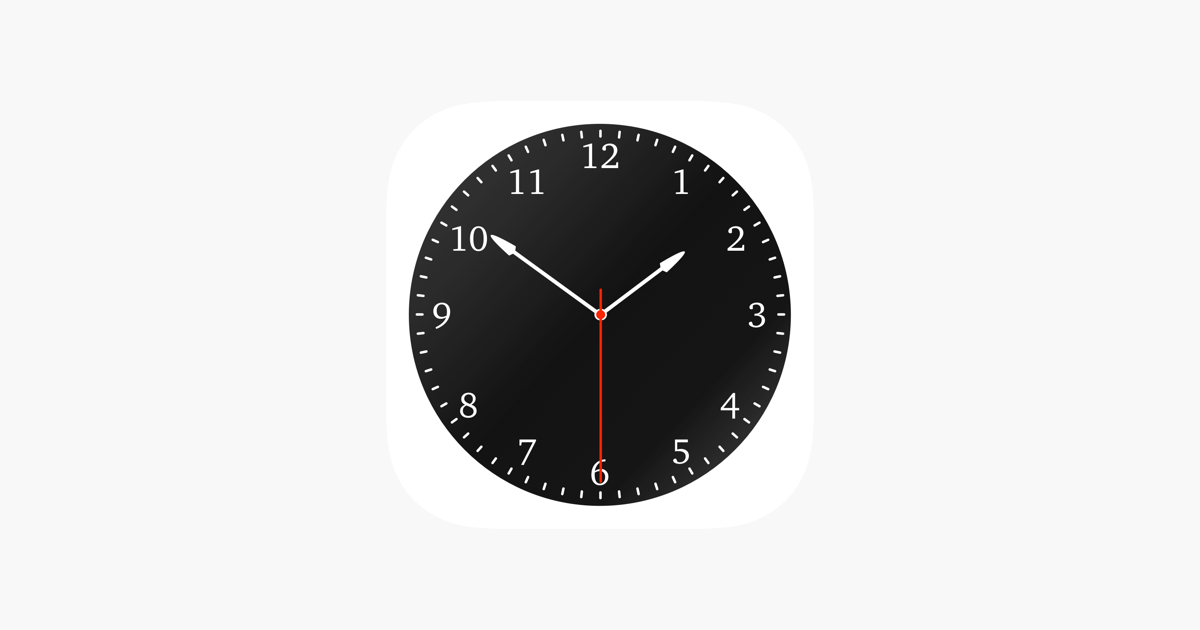 アナログ時計 デスクトップ時間ウィジェット 目覚まし時計 をapp Storeで