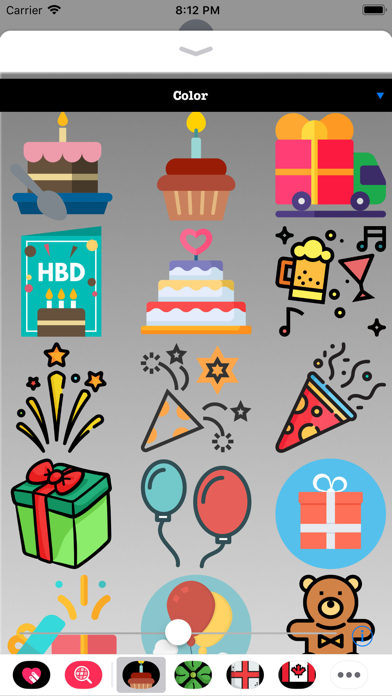 Happy Birthday!!!! Stickers HD screenshot 2