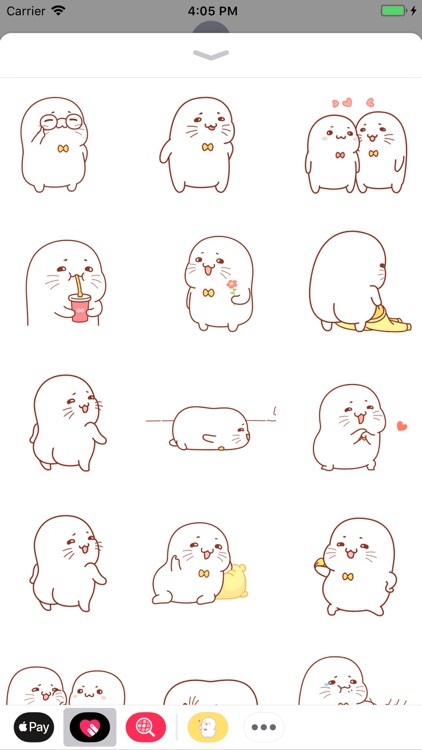 Tiny Seal Animated Stickers