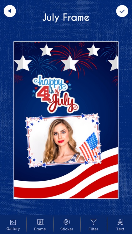 4th of July Photo Frames HD screenshot-4