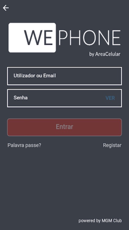 Cartão Cliente WEPHONE screenshot-3