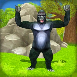 Wild Gorilla Animal Family Sim