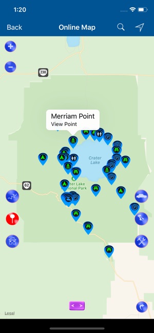 Crater Lake National Park Map(圖1)-速報App