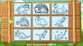 Game screenshot Dinosaur T-rex Coloring Book hack