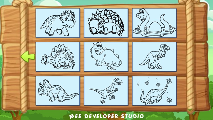 Dinosaur Animal Coloring Book