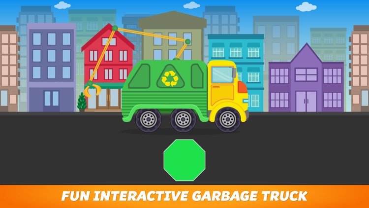 Shapes Garbage Truck For Kids screenshot-4