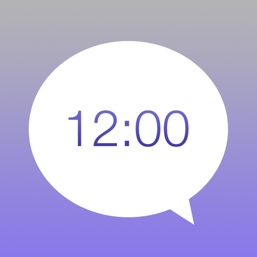 Talk Time (Time signal clock) Icon