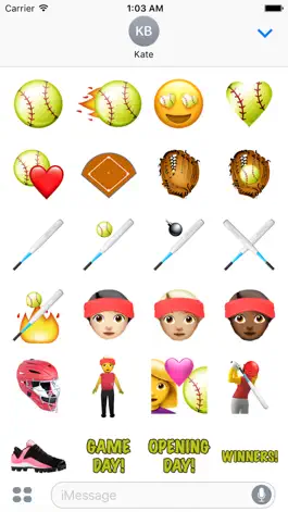 Game screenshot Softball Emoji mod apk