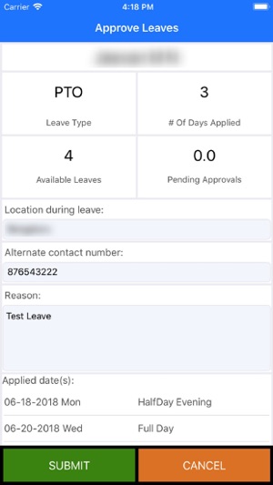 Mobile Aspects LeaveManagement(圖8)-速報App