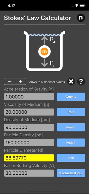 Stokes Law Calculator(圖6)-速報App