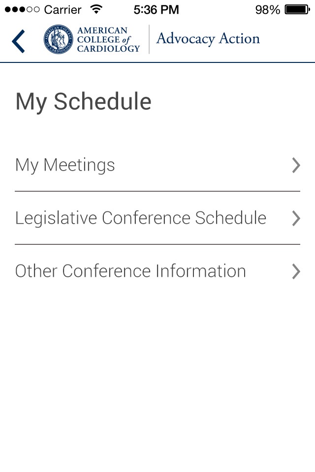 ACC Advocacy Action screenshot 3
