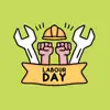 Labor Day Stickers ! App Delete