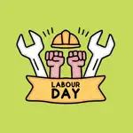 Labor Day Stickers ! App Cancel