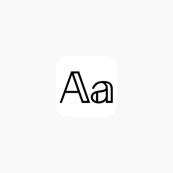 Fonts をapp Storeで