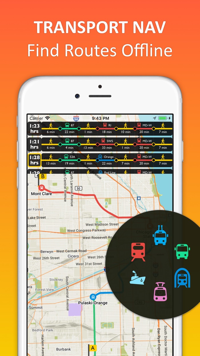 Los Angeles offline map  nav