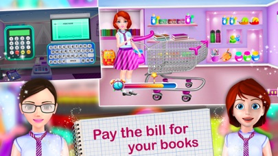 Book Store Cashier School Girl screenshot 3