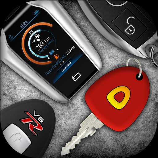 Keys and engine sounds of cars