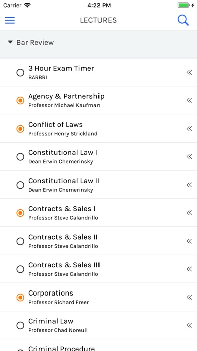 BARBRI Study Plan IPhone App