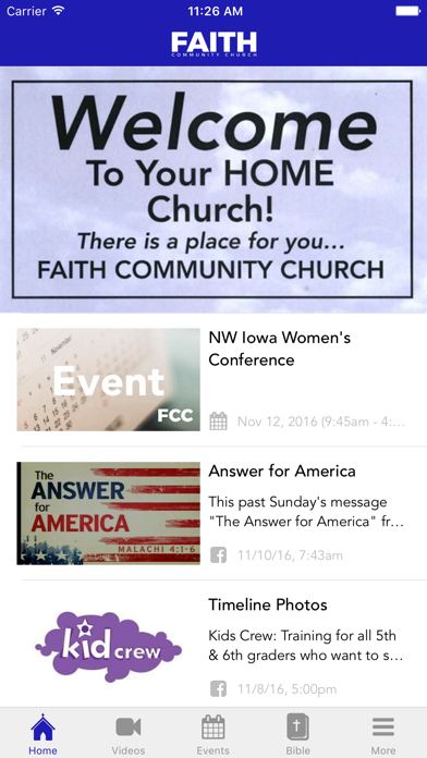 Faith Community Church Palmer screenshot 3