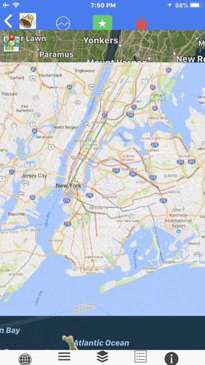 NYC Scaled Subway Map Offline screenshot-6