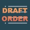 Establish your league draft order in a fair and more involved way that has the added benefit of letting teams chose what draft position they want