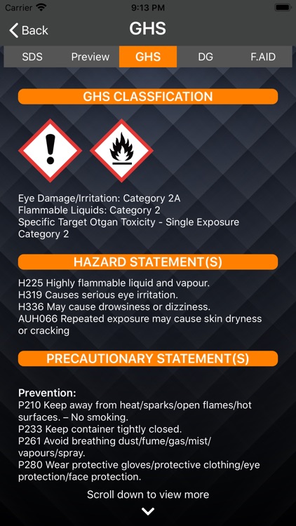 Chemical Safety - InfosafeCSI screenshot-4