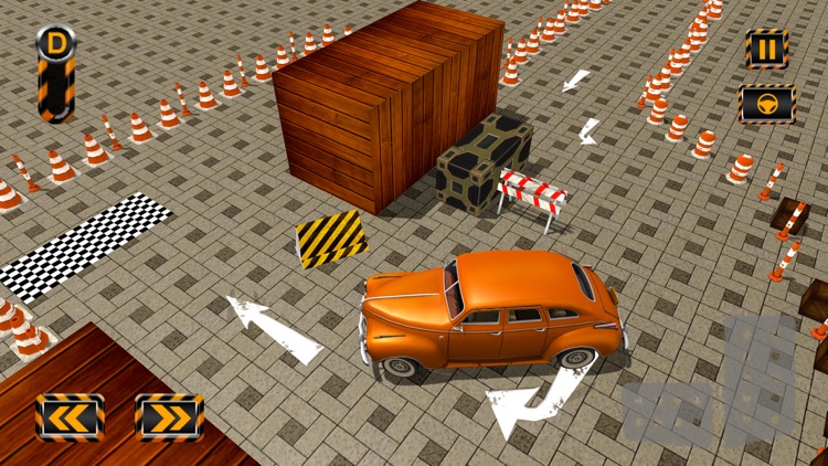 Classic Car Parking Frenzy 3D screenshot-5