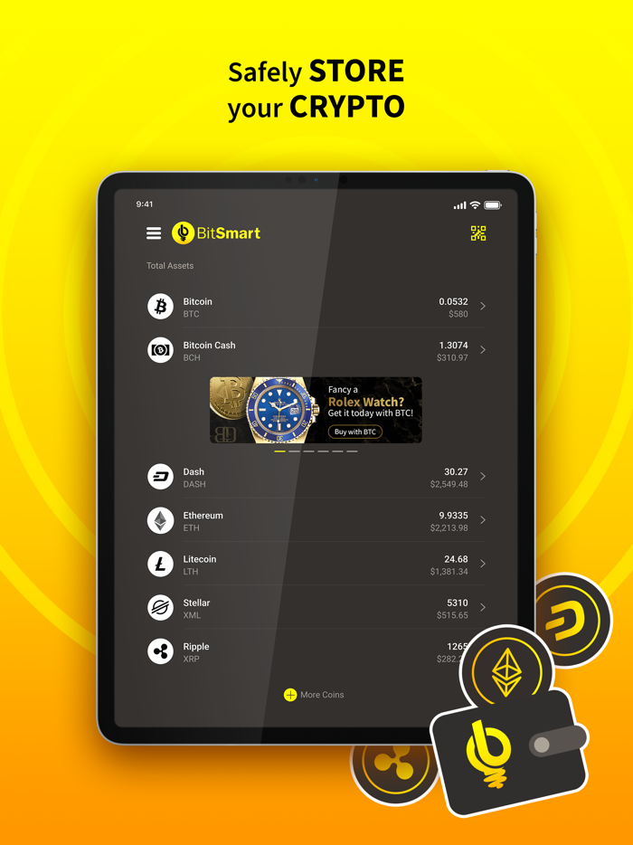 BitSmart Bitcoin wallet app