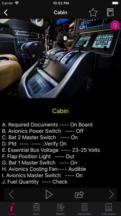 Cirrus SR20 Flight Checklist screenshot-3