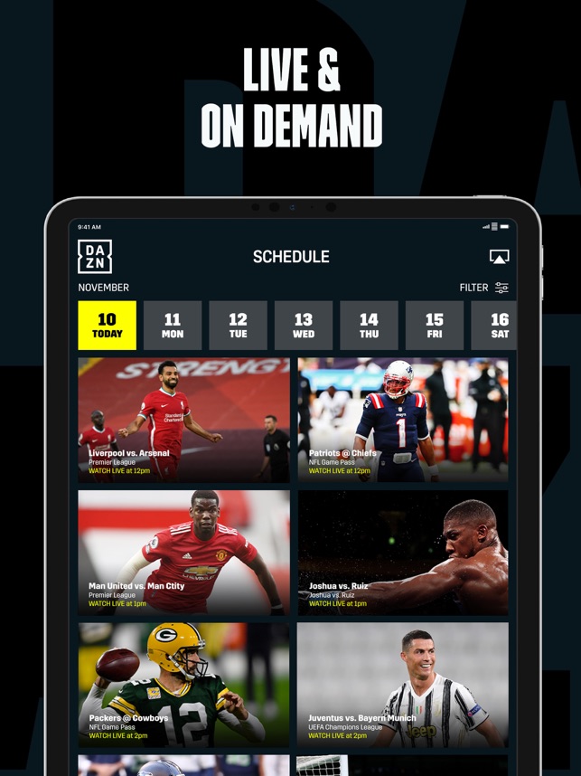 Dazn Live Sports Streaming On The App Store Streaming service dazn is the sole rights holder for. dazn live sports streaming on the app store