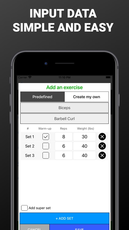 Gains: Gym Workout + Planner screenshot-6