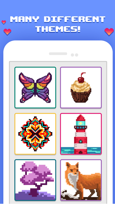 Pixelicious - Number Coloring screenshot 2