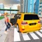 In a city, the Prado car driving game for pick-up and drop-off is known as a taxi simulation in real traffic