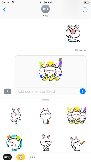 Funny Rabbit Dancing.s Sticker(圖4)-速報App