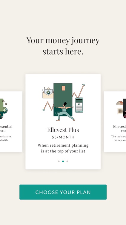 Ellevest: Invest, Bank, Career screenshot-0
