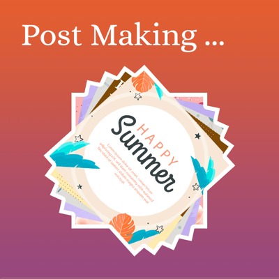Post Making - Share Post,Ads