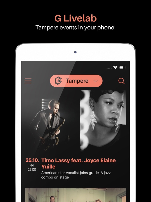 G Livelab App Storessa