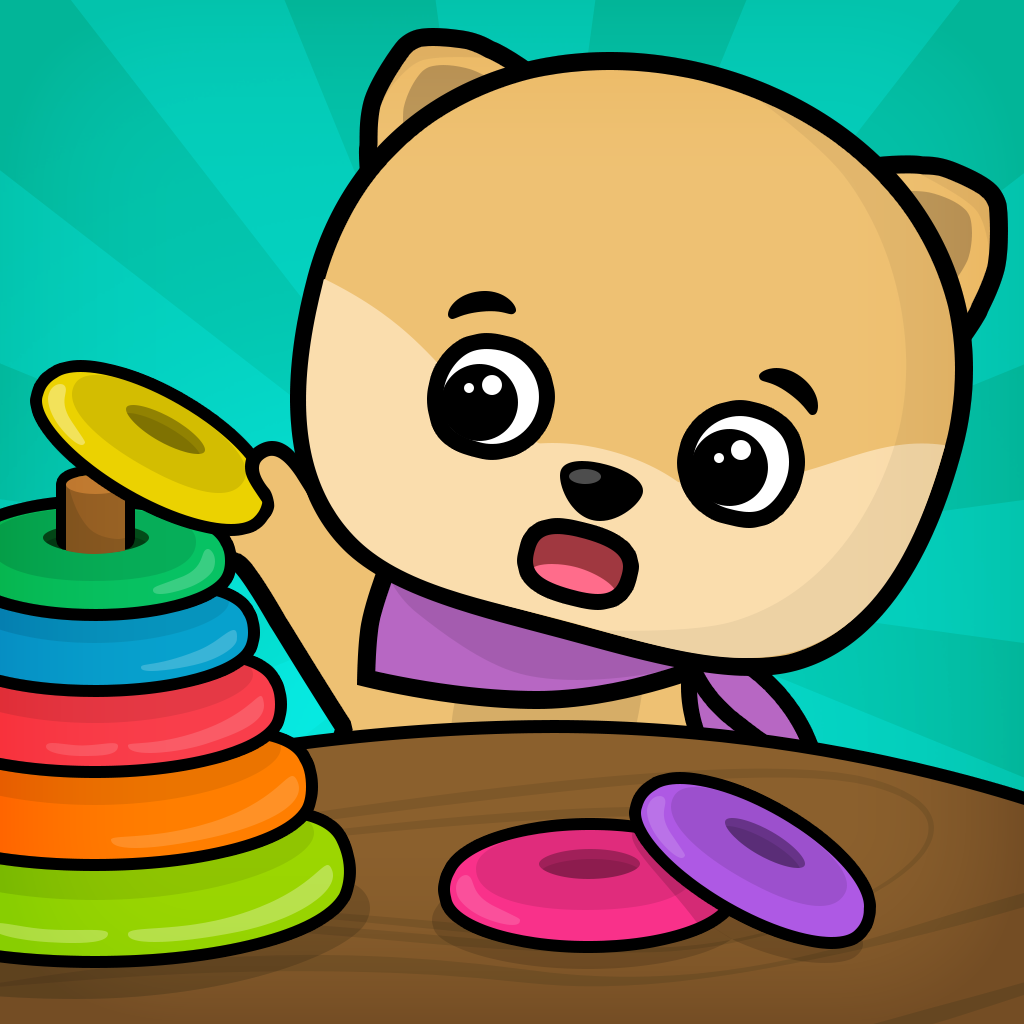 Shapes and colors - kids games App Icon