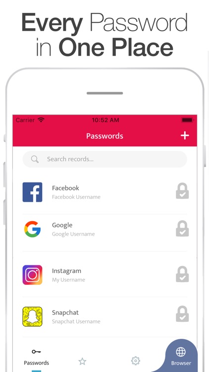 Fingerprint Login & Password