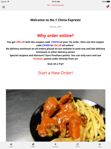 China Express Online Ordering - náhled