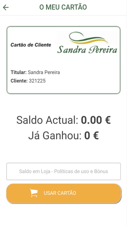 Cartão Cliente Sandra Pereira screenshot-3