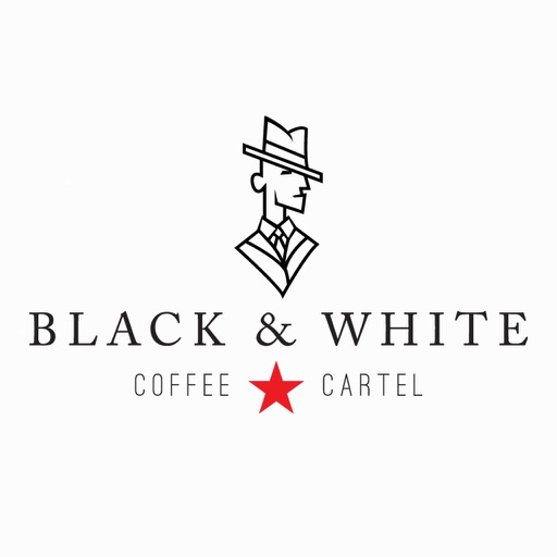 Black & White Coffee Loyalty Icon